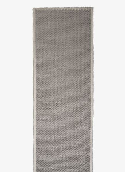 Waterworks Grano Sculpted Rug 23 1/2" x 72" in Gray