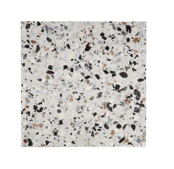 Waterworks Portlandia Terrazzo Mezzo Field Tile 16 x 16 x 3/4 in York Antiqued