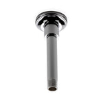 Waterworks Universal Vertical Shower Arm and Flange in Dark Nickel