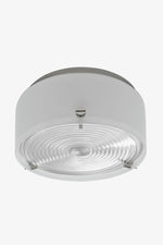 Waterworks Phoebe Large Ceiling Flush Mount with Glass Shade in Nickel