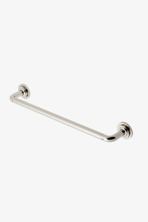 Waterworks Henry 16" Single Towel Bar in Nickel