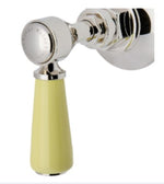Waterworks Highgate ASH NYC Edition Volume Control Valve Trim with Porcelain Lever Handle in Nickel/Citron Yellow