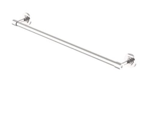 Waterworks Henry 24" Single Metal Towel Bar in Matte Nickel