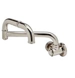 Waterworks On Tap Articulated Pot Filler with Metal Wheel Handle in Chrome