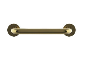 Waterworks Essentials Modern 12" Grab Bar in Brass