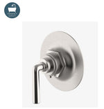 Waterworks Henry Thermostatic Control Valve Trim with Metal Lever Handle in Matte Nickel