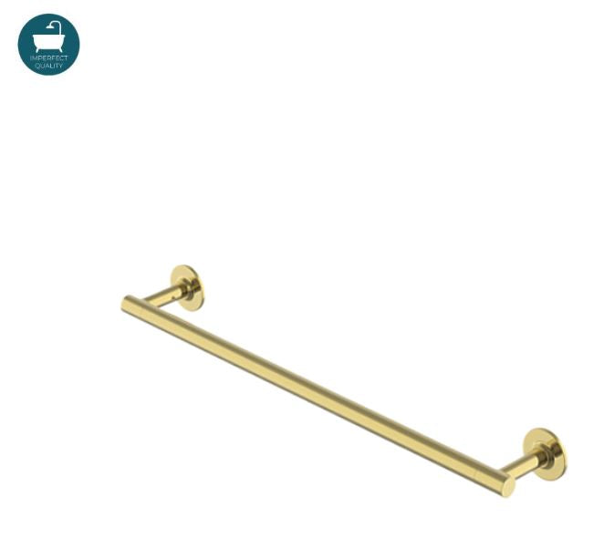 Waterworks Bond 18" Towel Bar in Brass