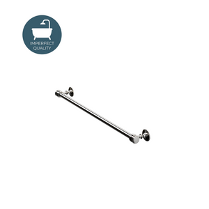 Waterworks Crystal 23" Single Metal Towel Bar in Nickel