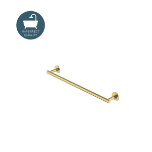 Waterworks Bond 18" Towel Bar in Brass