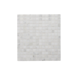 Waterworks Keystone 2cm Stacked Mosaic in Oriental White