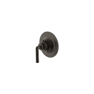 Waterworks Henry Thermostatic Control Valve Trim with Lever Handle in Dark Brass