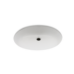 Waterworks Clara Undermount Oval Vitreous China Single Glazed Lavatory Sink 18 1/4" x 12 3/4" x 7 1/4"