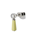 Waterworks Highgate ASH NYC Edition Volume Control Valve Trim with Porcelain Lever Handle in Nickel/Citron Yellow