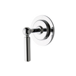 Waterworks Ludlow Two Way Diverter Valve Trim for Pressure Balance with Graphics and Metal Lever Handle in Brass