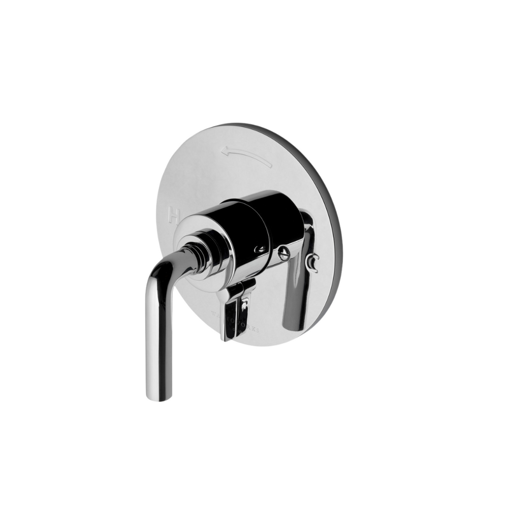 Waterworks Flyte Pressure Balance with Diverter Trim with Metal Lever Handle in Nickel