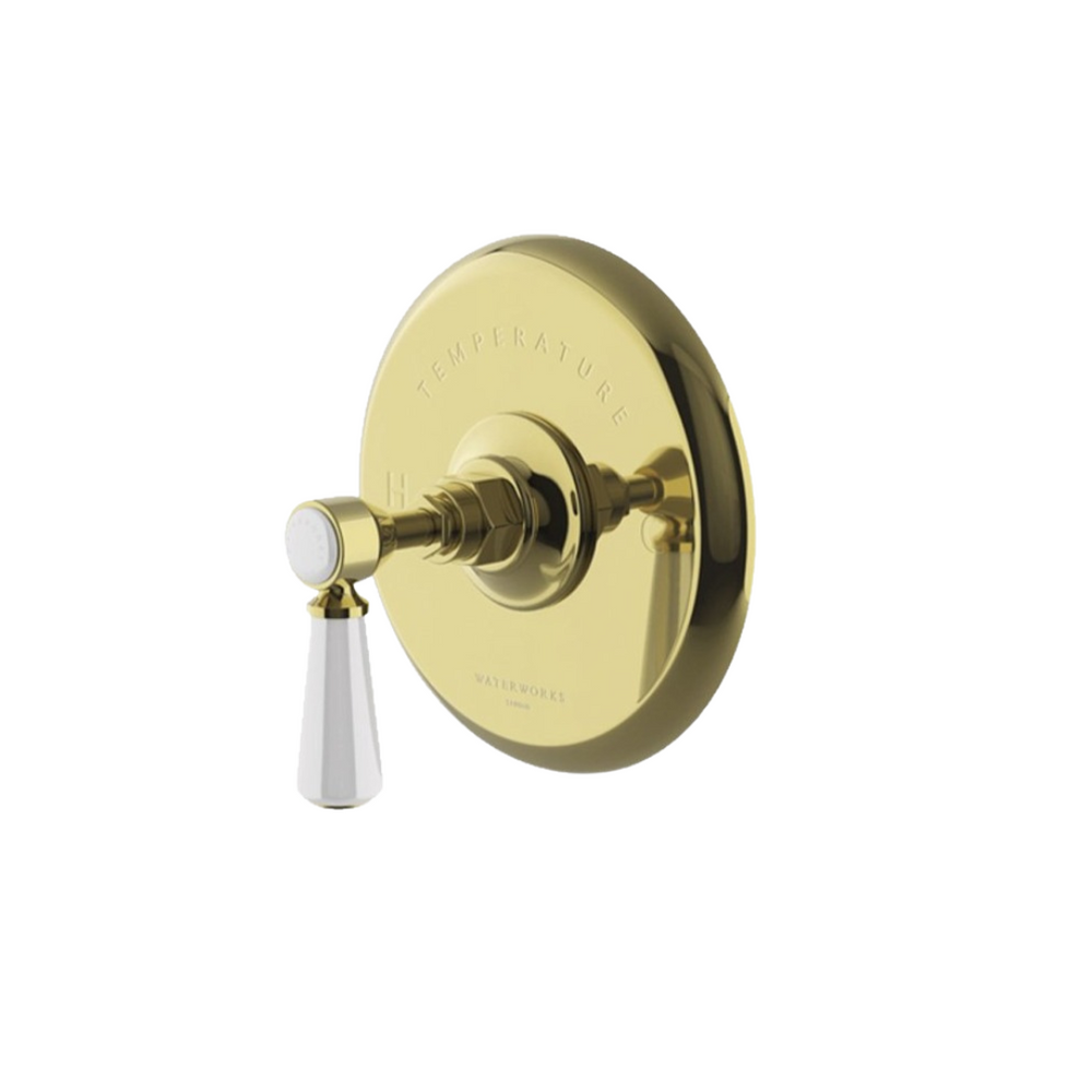 Waterworks Highgate Thermostatic Control Valve Trim  in Brass