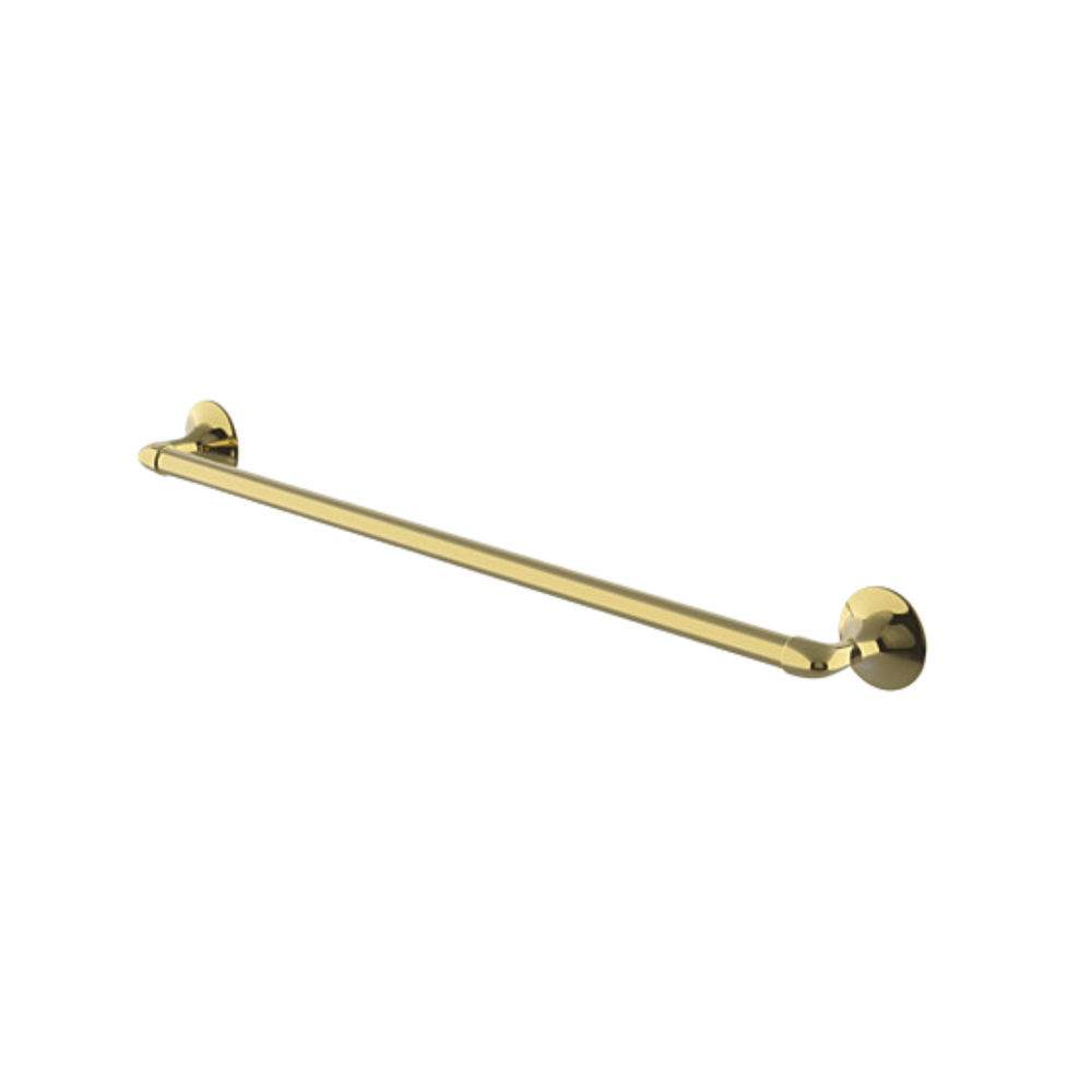 Waterworks Riverun 24" Single Towel Bar in Brass