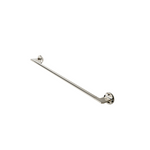 Waterworks Formwork 24" Single Metal Towel Bar in Matte Nickel