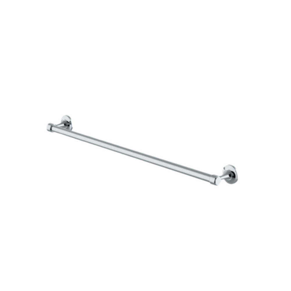 Waterworks Easton 24" Single Metal Towel Bar in Chrome