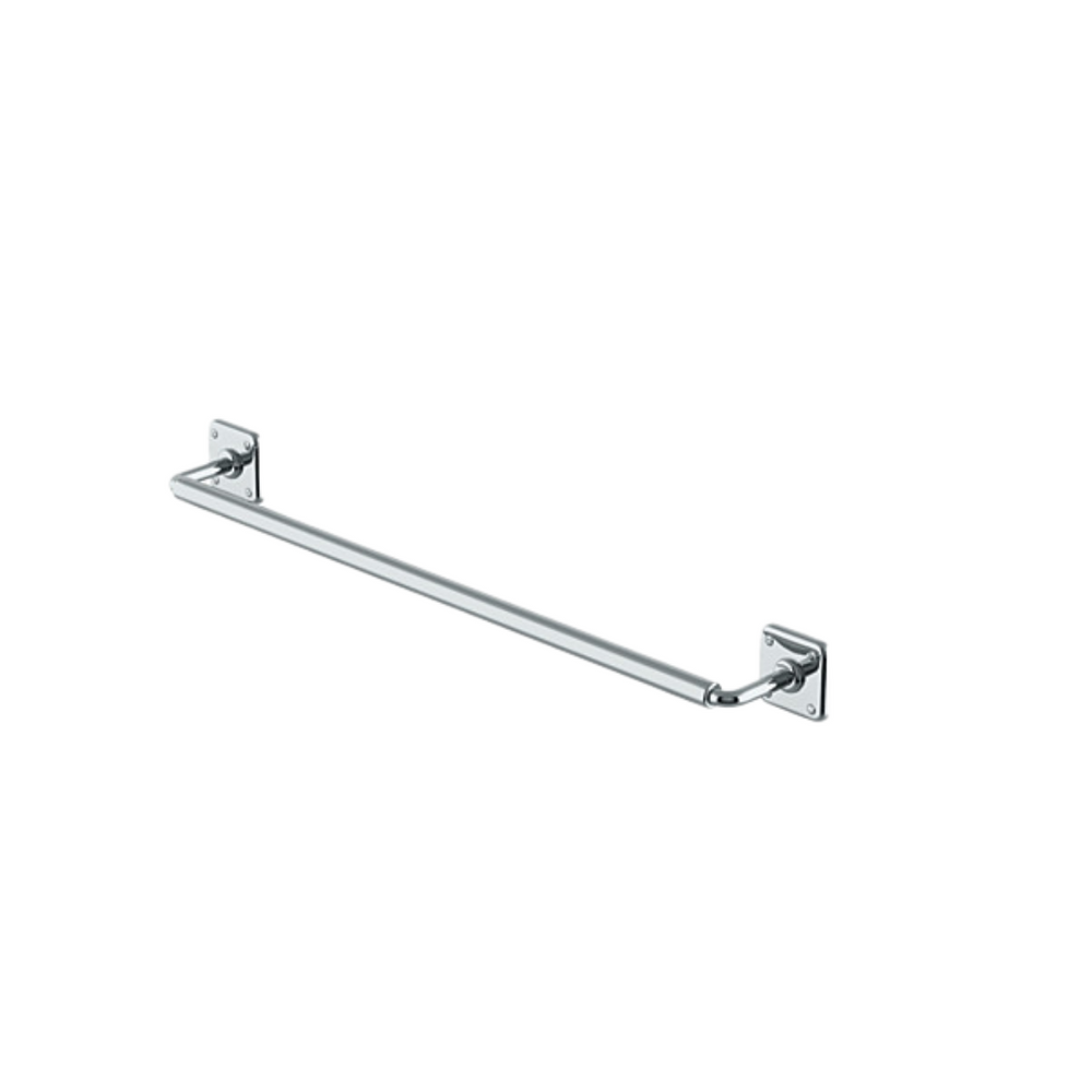 Waterworks Ludlow 24" Towel Bar in Chrome