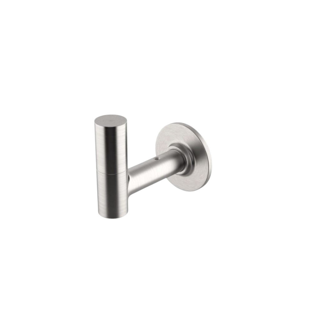 Waterworks Bond Robe Hook in Matte Nickel