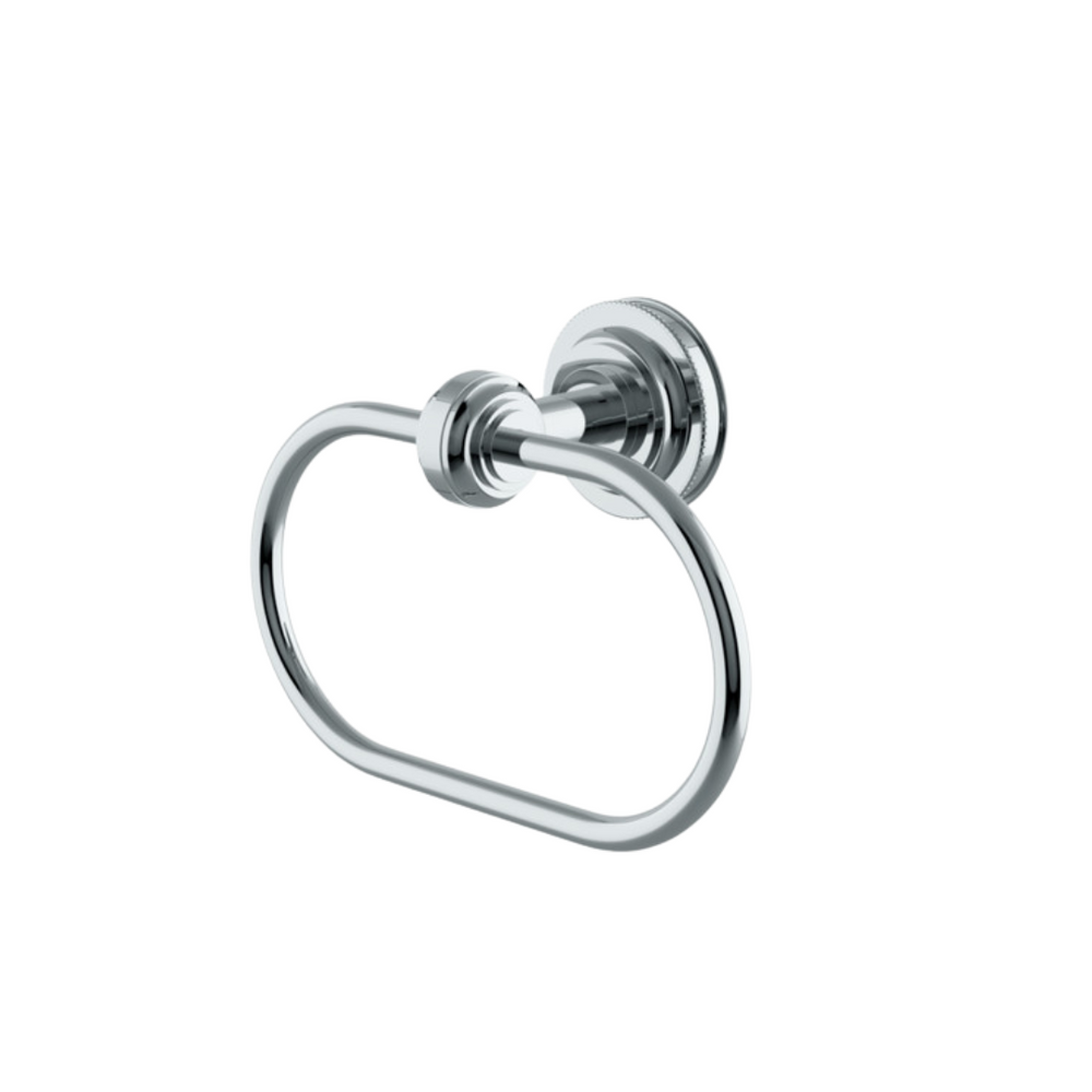 Waterworks Aero Towel Ring in Chrome