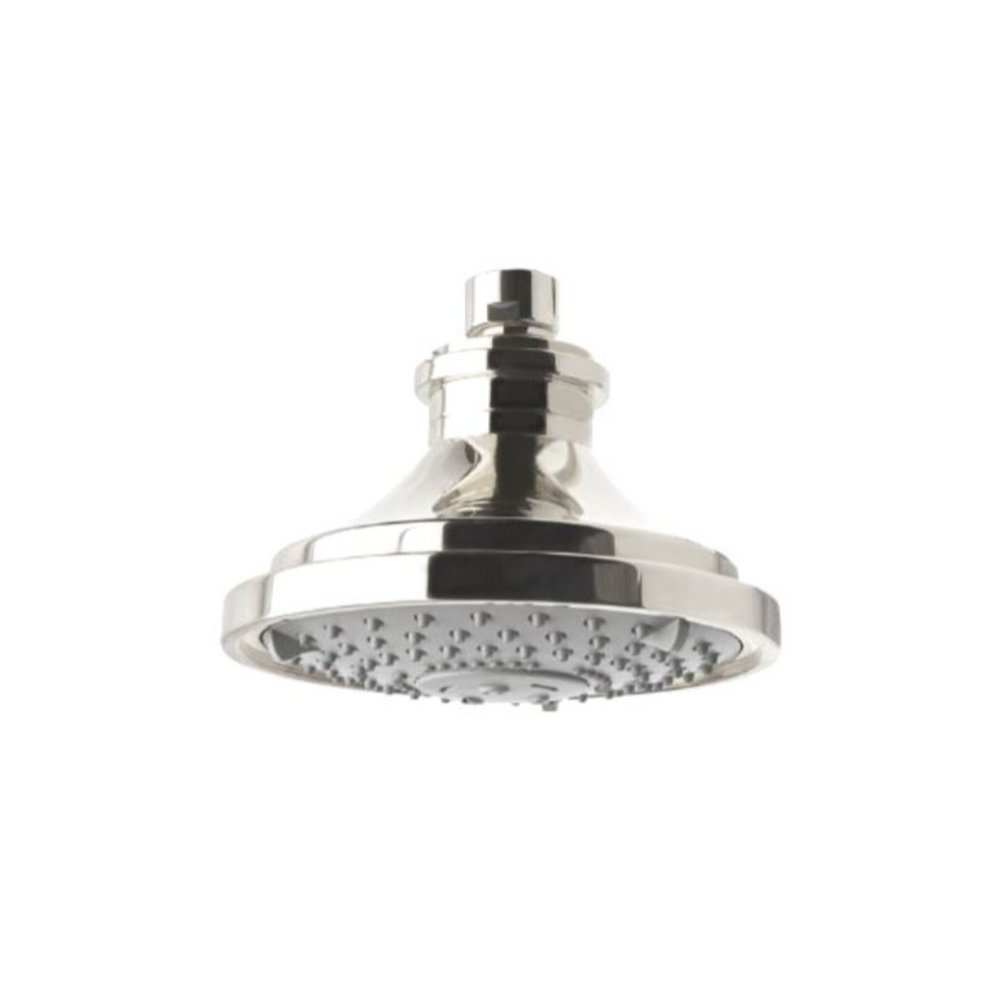 Waterworks Universal Transitional 5" Showerhead with Adjustable Spray in Nickel