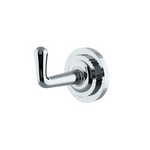 Waterworks Henry Single Robe Hook in Chrome