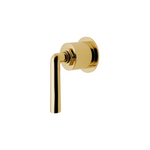 Waterworks Henry Volume Control Valve Trim in Burnished Brass