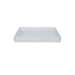 Waterworks Floe Medium Rectangular Tray in Artic