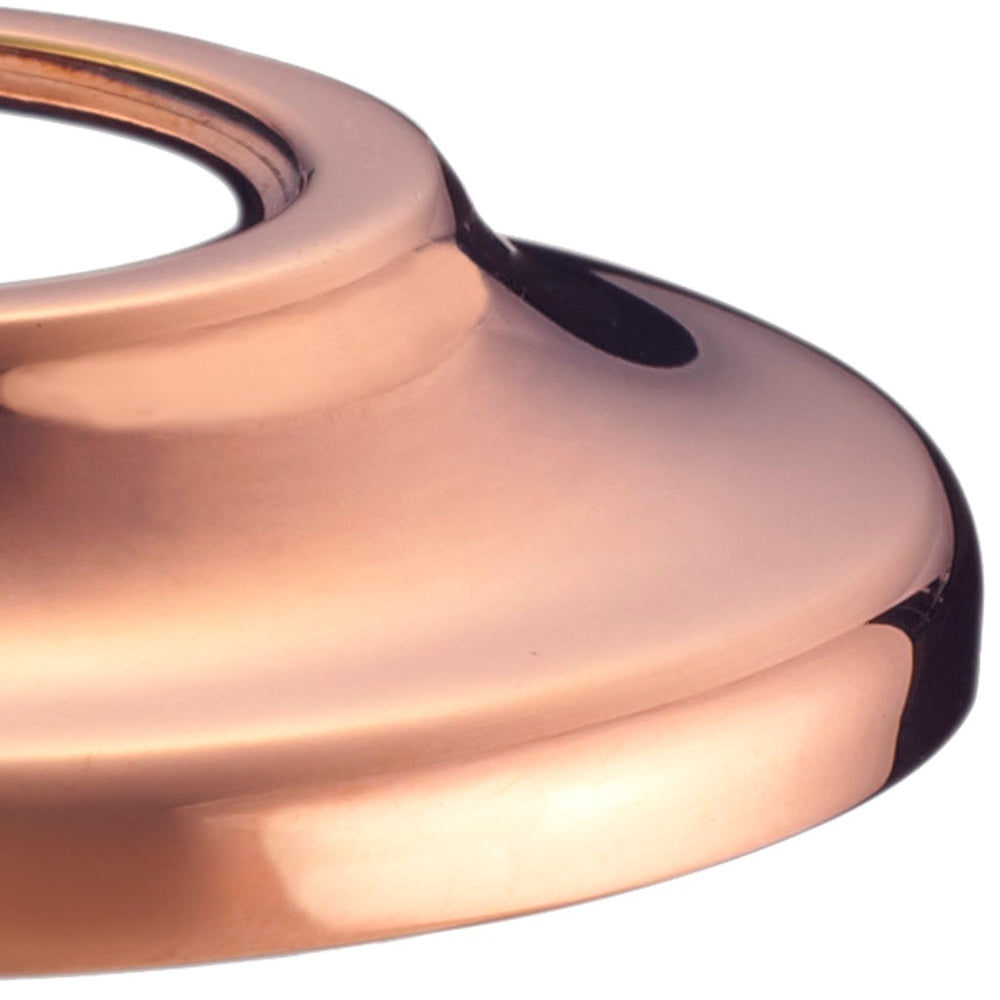 Waterworks Universal Three Way Diverter Valve Trim for Thermostatic with Modern Dots in Copper