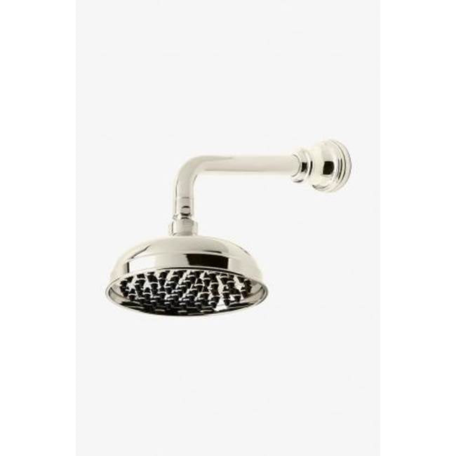 Waterworks Foro Wall Mounted Shower Arm and Flange in Nickel