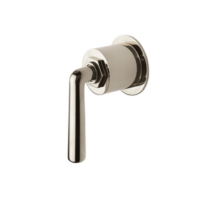 Waterworks Henry Volume Control Valve Trim with Metal Lever Handle in Custom Antique Bronze