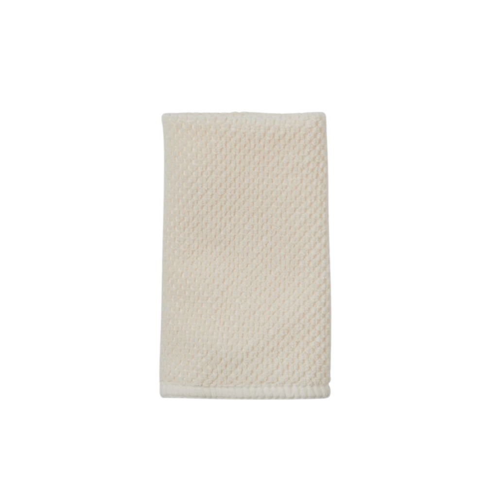 Waterworks Grano Wash Towel in Cream