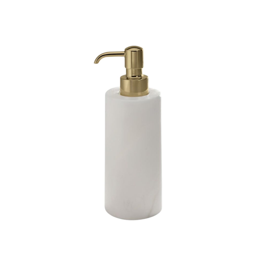 Waterworks Crystalline Soap Dispenser with Brass Pump