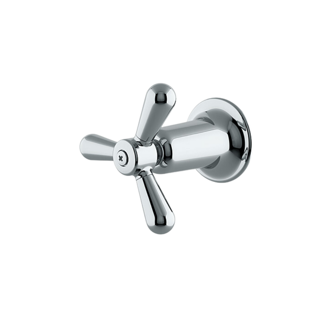 Waterworks Riverun Tri Spoke Control Handle in Chrome