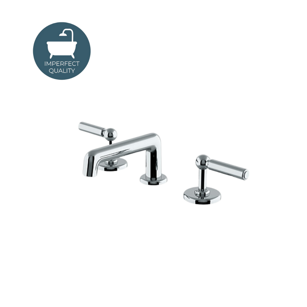 Waterworks Ludlow Volta Lavatory Faucet with Lever Handles in Chrome