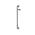 Waterworks Regulator Body Spray Bar with Two-Tone Lever Handle in Chrome/Matte Black