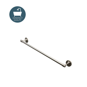 Waterworks Henry 24" Single Metal Towel Bar in Chrome