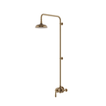 Waterworks Easton Classic Exposed Thermostatic Shower System with 8" Shower Head in Vintage Brass