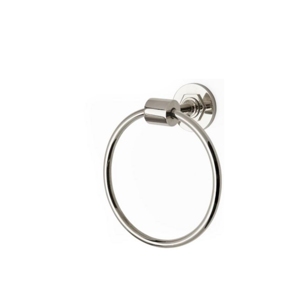 Waterworks Henry 6 1/2" Towel Ring in Matte Nickel