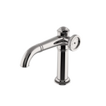 Waterworks On Tap One Hole High Profile Kitchen Faucet with Metal Wheel Handle in Nickel