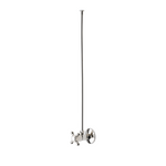 Waterworks Universal Angle Watercloset Supply Kit with Ceramic Valve 1/2" Compression x 3/8" O.D. Compression in Brass