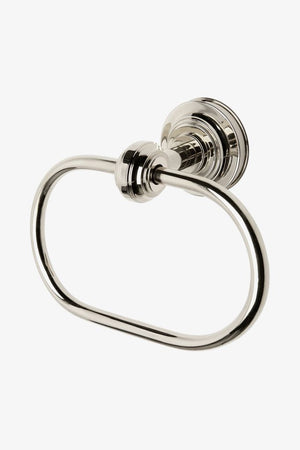 Waterworks Aero Towel Ring in Chrome