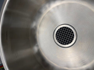 Waterworks Round Stainless Steel Undermount Prep Sink with Center Drain