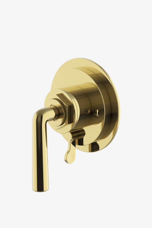 Waterworks Henry Pressure Balance Control Valve Trim with Diverter in Brass