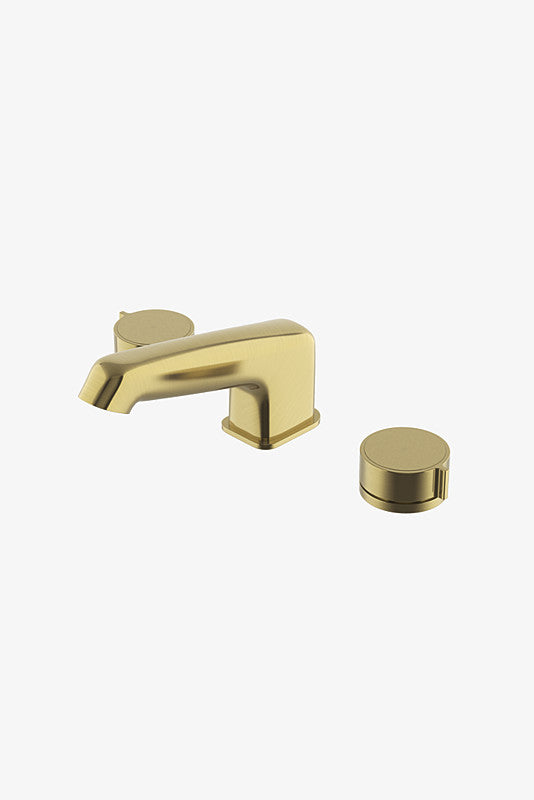 Waterworks Bond Solo Series Lavatory Faucet with Knob Handle in Burnished Brass