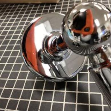 Waterworks Ludlow Two Way Diverter Valve Trim for Thermostatic with Graphics and Metal Lever Handle in Chrome