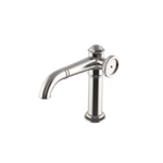 Waterworks On Tap High Profile Bar Faucet with Metal Wheel Handle in Matte Nickel