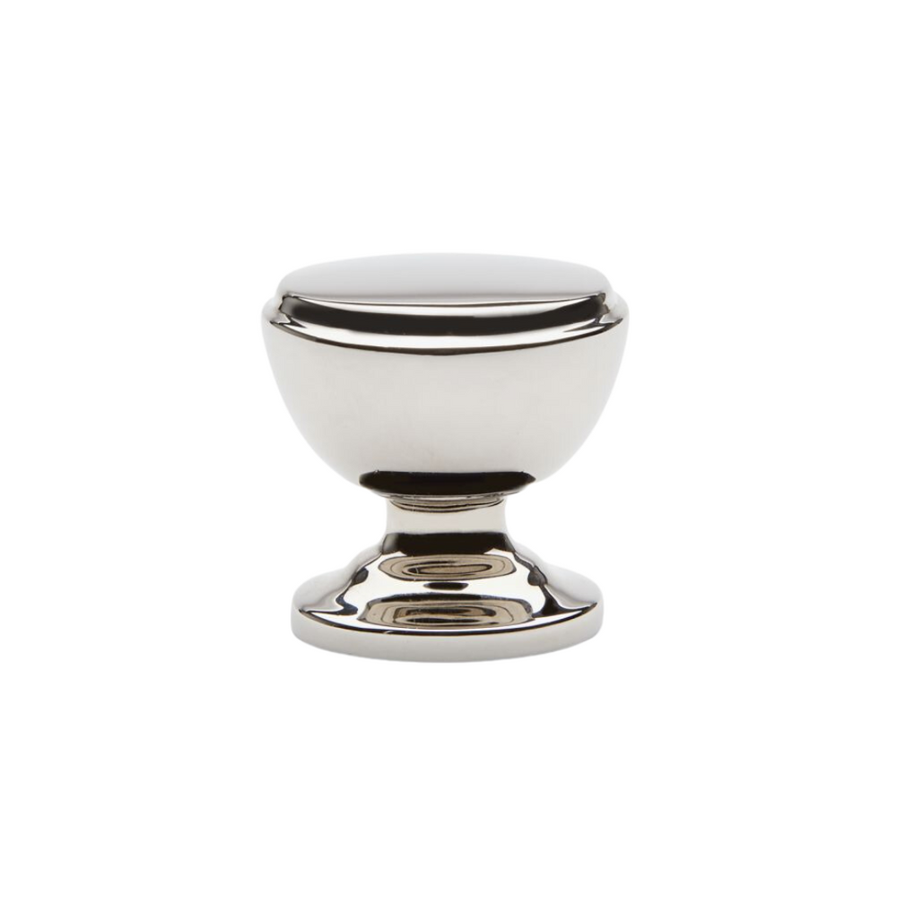 Waterworks Foro 1 1/4" Smooth Knob in Nickel